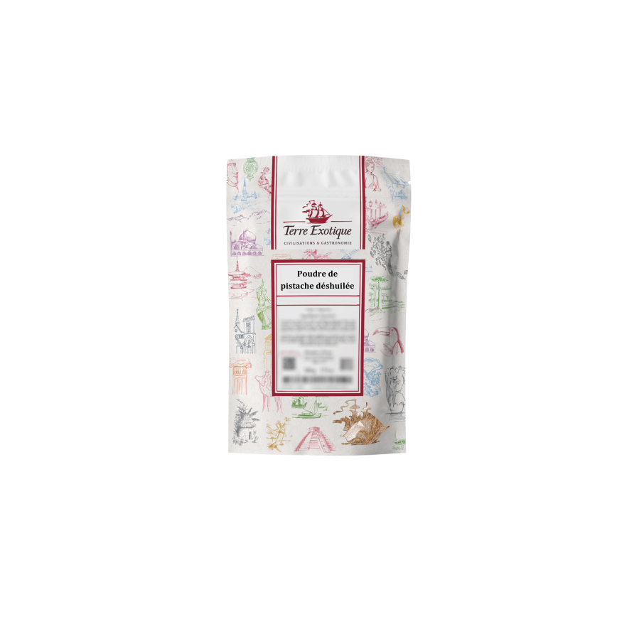 Poudre deshuile de pistache 1kg - Terre Exotique