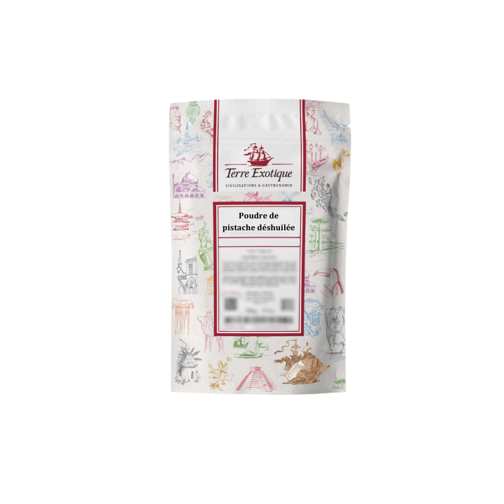 Poudre deshuile de pistache 1kg - Terre Exotique