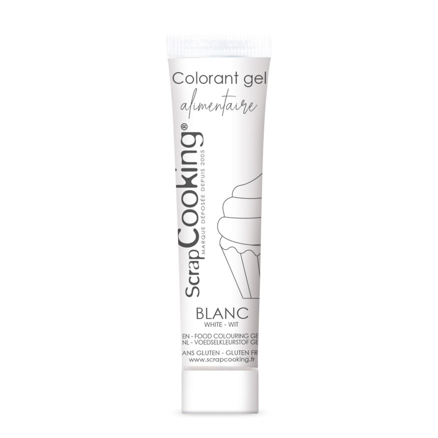 Colorant gel blanc - ScrapCooking