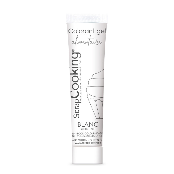 Colorant gel blanc - ScrapCooking