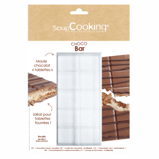 Moule semi-rigide tablette Dubaï Choco bar - Scrapcooking