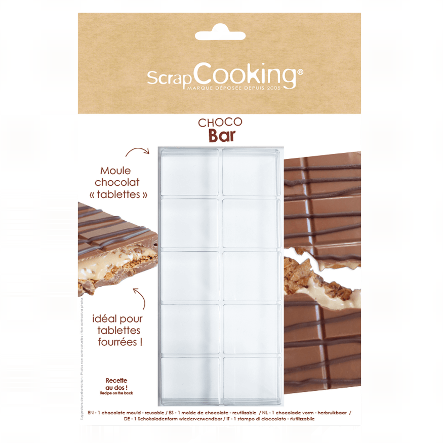 Moule semi-rigide tablette Dubaï Choco bar - Scrapcooking