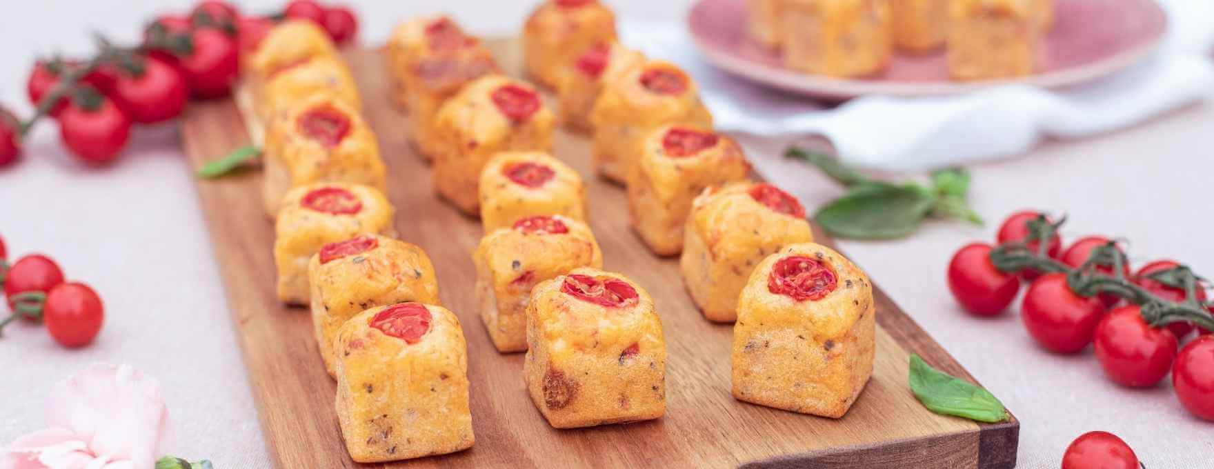 Mini cakes salés tomate & feta