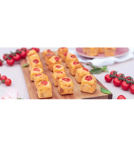 Mini cakes salés tomate & feta