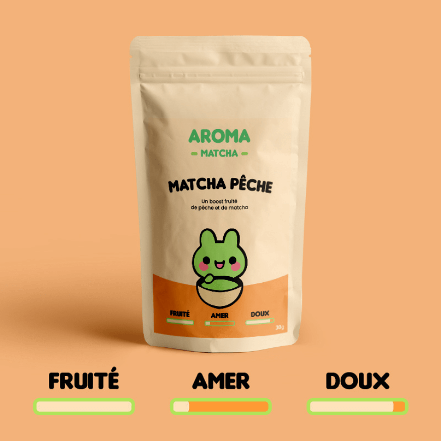 Matcha Pêche 30g - Aroma Matcha