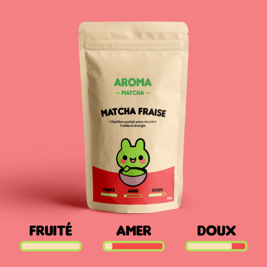 Matcha Fraise 30g - Aroma Matcha