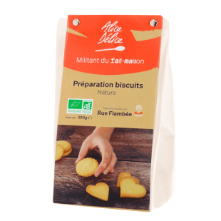 Préparation biscuits nature bio sans gluten - Alice Délice