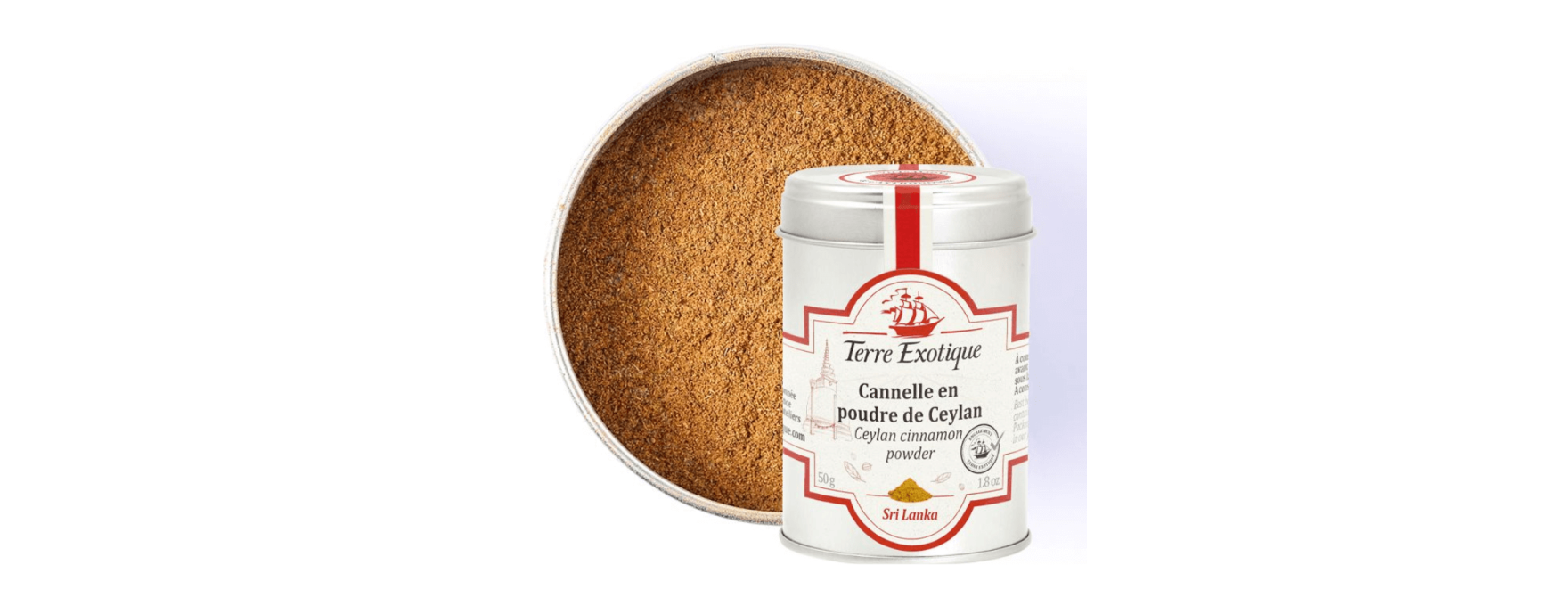 Cannelle en poudre 50 gr - Terre Exotique