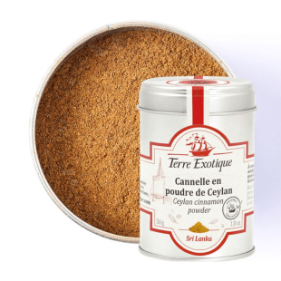 Cannelle en poudre 50 gr - Terre Exotique