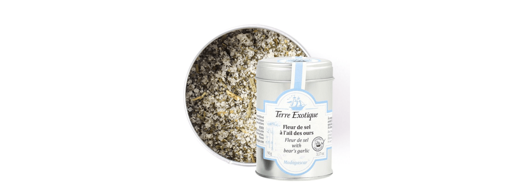 Fleur de sel à l´ail des ours 90 gr - Terre Exotique