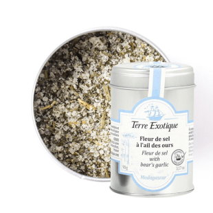 Fleur de sel à l´ail des ours 90 gr - Terre Exotique