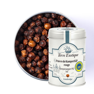 Poivre rouge de Kampot 50gr - Terre Exotique