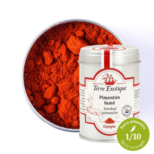 Paprika "pimenton" fumé 60 g - Terre Exotique