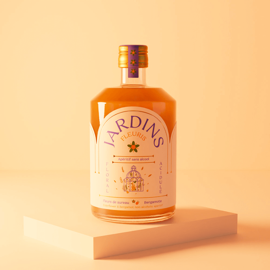 Apéritif sans alcool BIO Fleurs de sureau & Bergamote 70 cl