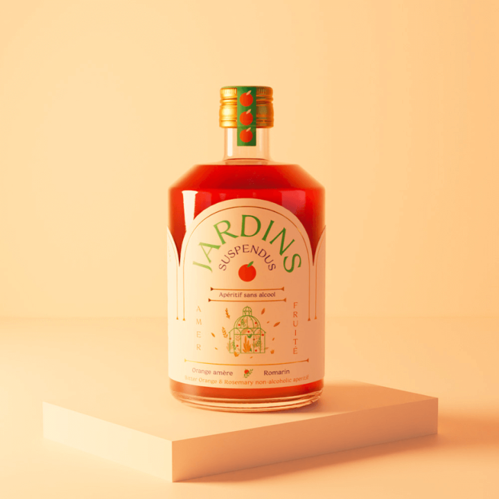 Apéritif sans alcool BIO à base Orange amère & Romarin 70cl