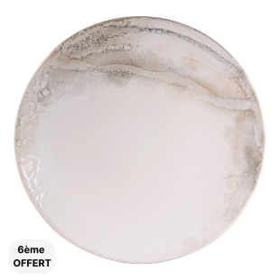 Assiette plate 27cm Mojave - Table passion