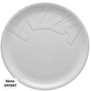Assiette  pizza 32 cm Tina en porcelaine - Ogo living
