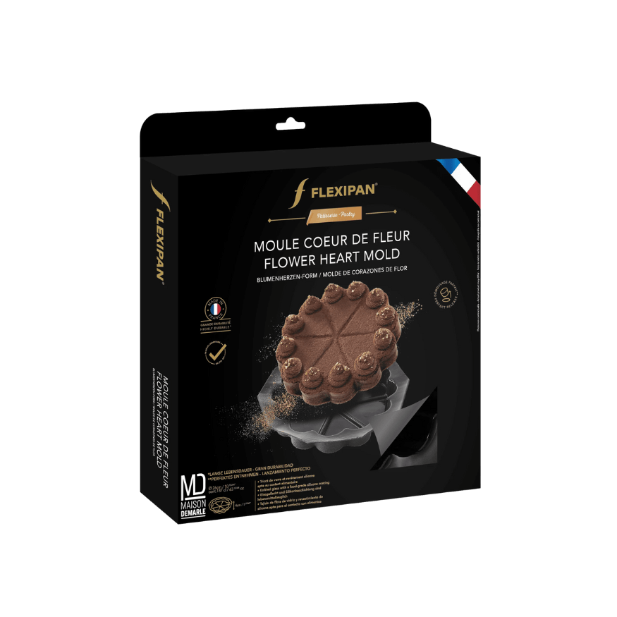 Moule cœur de fleur - Flexipan