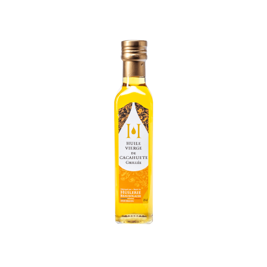 Huile de cacahuète toastée 25 cl - Huilerie Beaujolaise