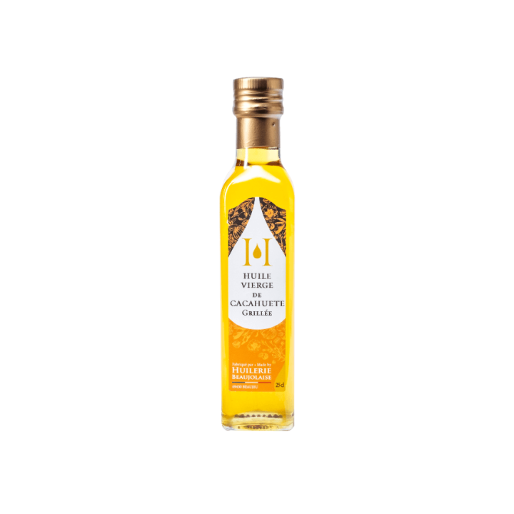 Huile de cacahuète toastée 25 cl - Huilerie Beaujolaise