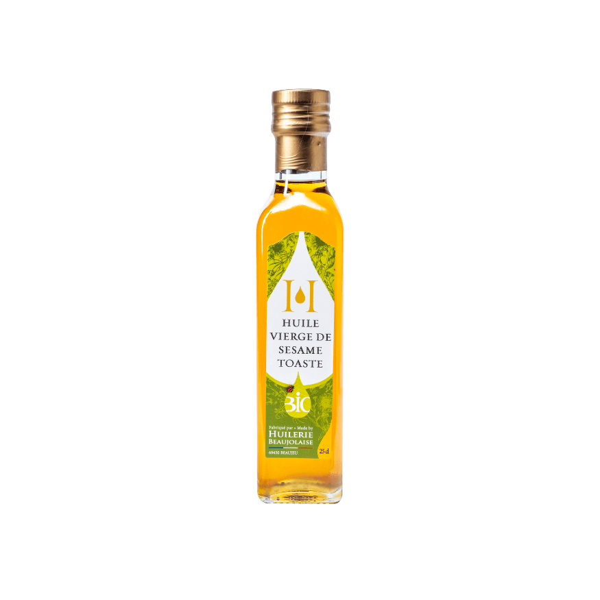 Huile vierge de Sésame toasté 25cl - Huilerie Beaujolaise
