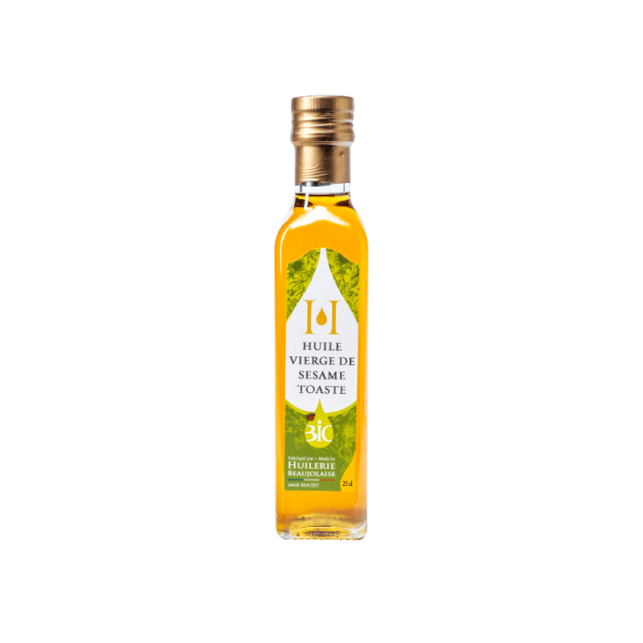 Huile vierge de Sésame toasté 25cl - Huilerie Beaujolaise