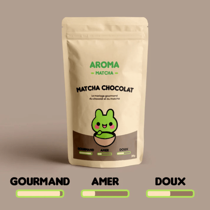 Matcha Chocolat 100g - Thé gourmand Aroma Matcha | Alice Délice