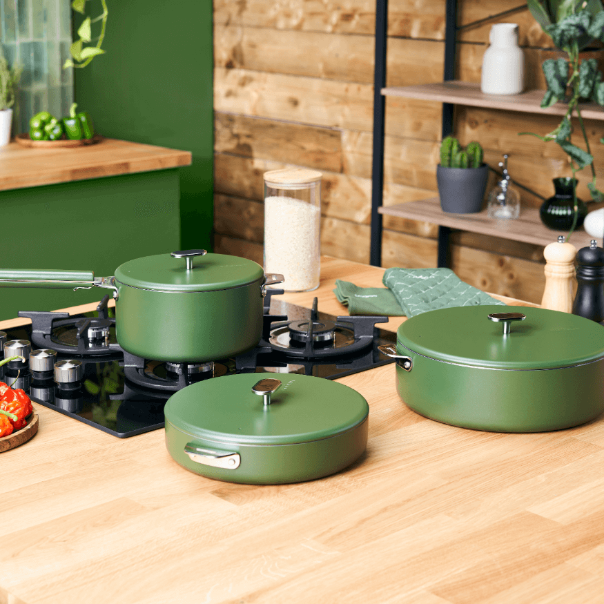 Sauteuse Cookut La Merveilleuse 28 cm Fougère – 4,4 L