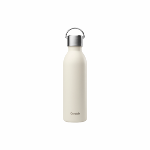 Bouteille isotherme ACTIVE 600ml sable – Qwetch | Gourde inox design & durable