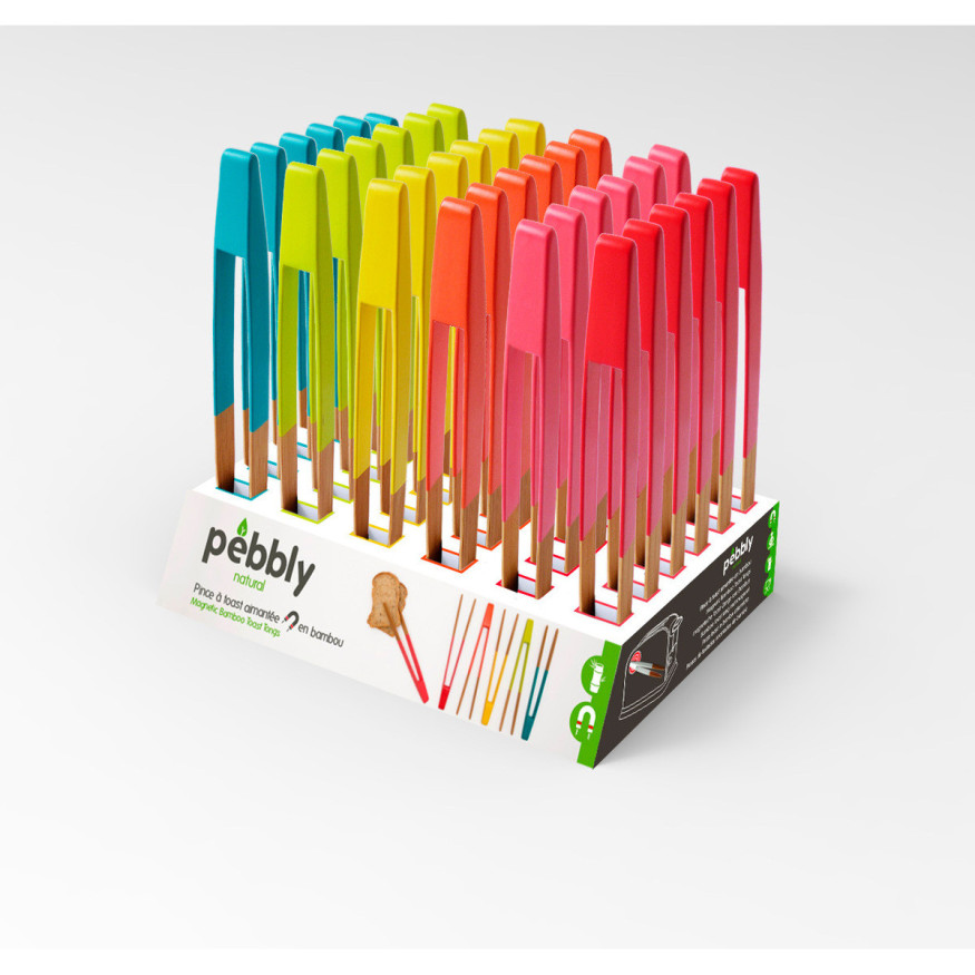 Pince à toast aimantée - Pebbly