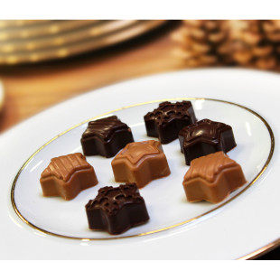 Moule en silicone chocolat de Noël : Winter Stars 15 étoiles