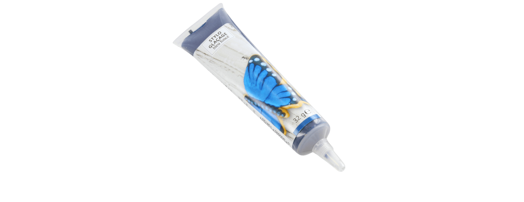 Stylo de glaçage pour décorer les biscuits bleu foncé 32 gr