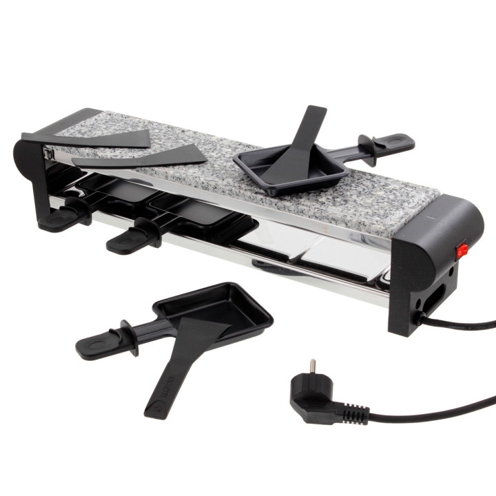 Appareil raclette électrique avec pierre 4 personnes