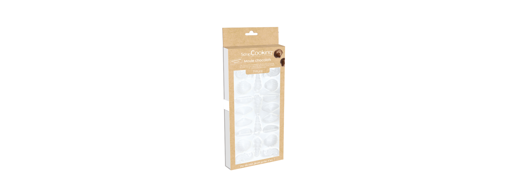 Moule à chocolat en plastique rigide 20 empreintes Fritures