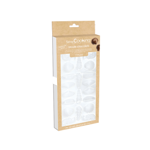 Moule à chocolat en plastique rigide 20 empreintes Fritures