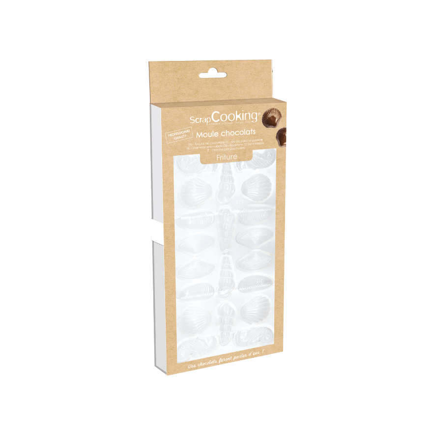 Moule à chocolat en plastique rigide 20 empreintes Fritures