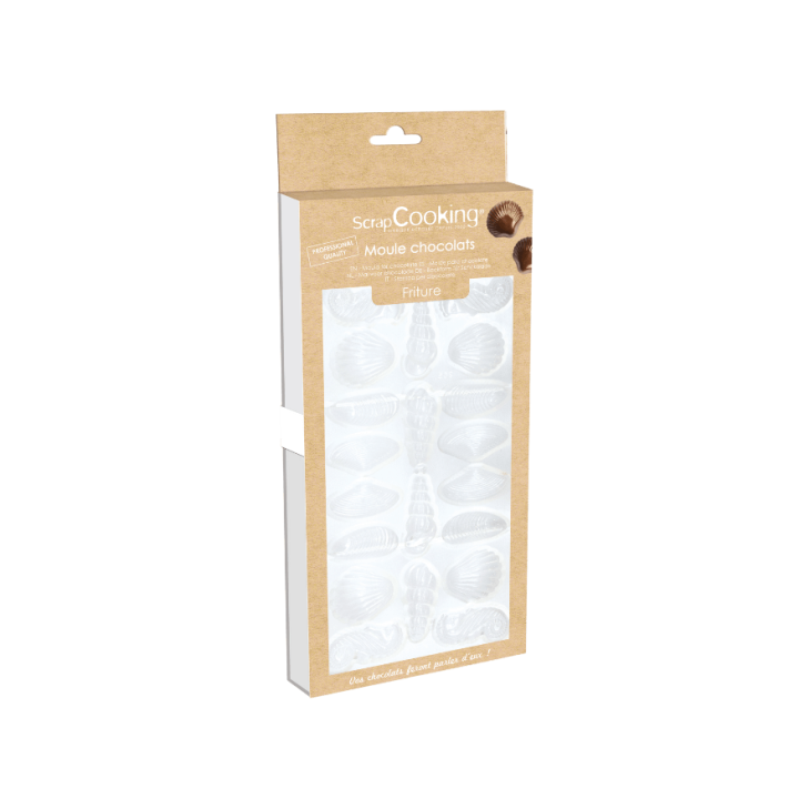 Moule à chocolat en plastique rigide 20 empreintes Fritures