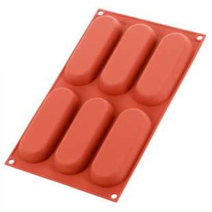 Moule en silicone 6 éclairs - Alice Délice Moule en silicone 6 éclairs - Alice Délice
