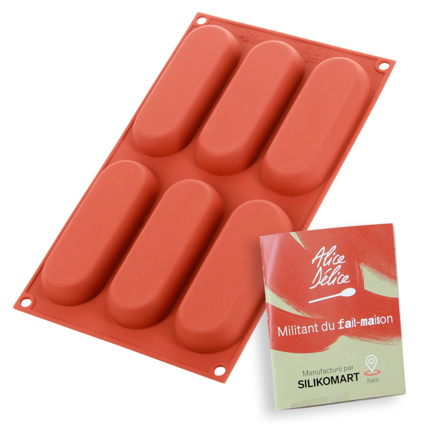 Moule en silicone 6 éclairs - Alice Délice