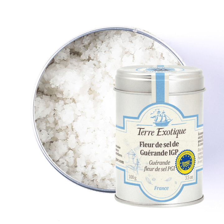 Fleur de sel de Guérande IGP 90 g - Terre Exotique
