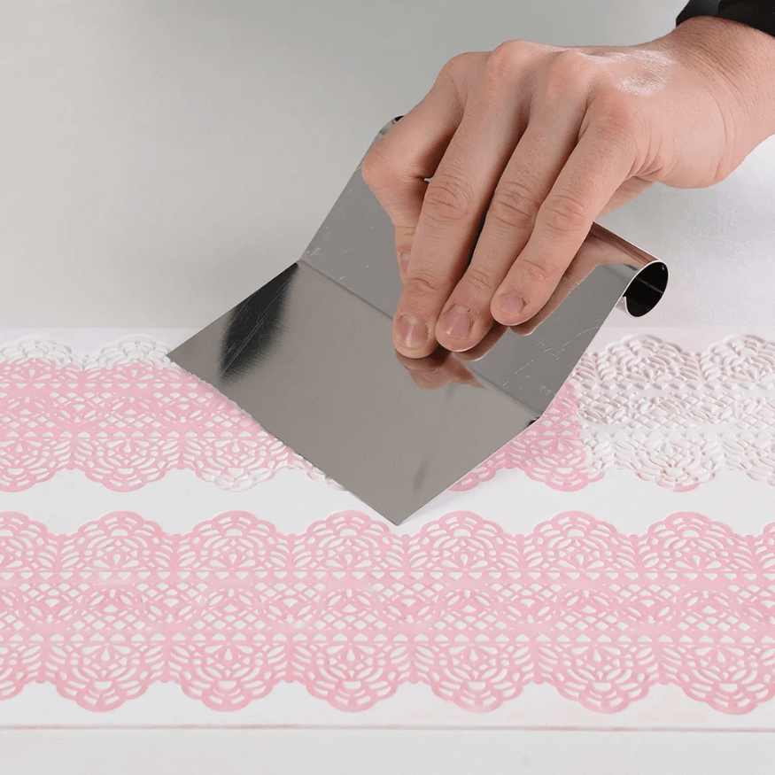 Spatule en inox 12 x 12  cm - Alice Délice
