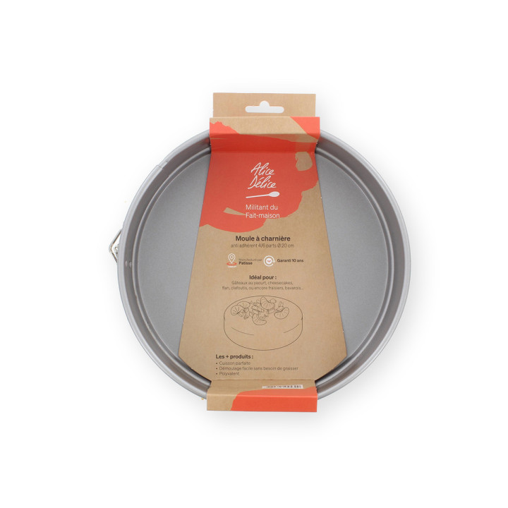 Moule à charnière 20 cm antiadhérent – Alice Délice