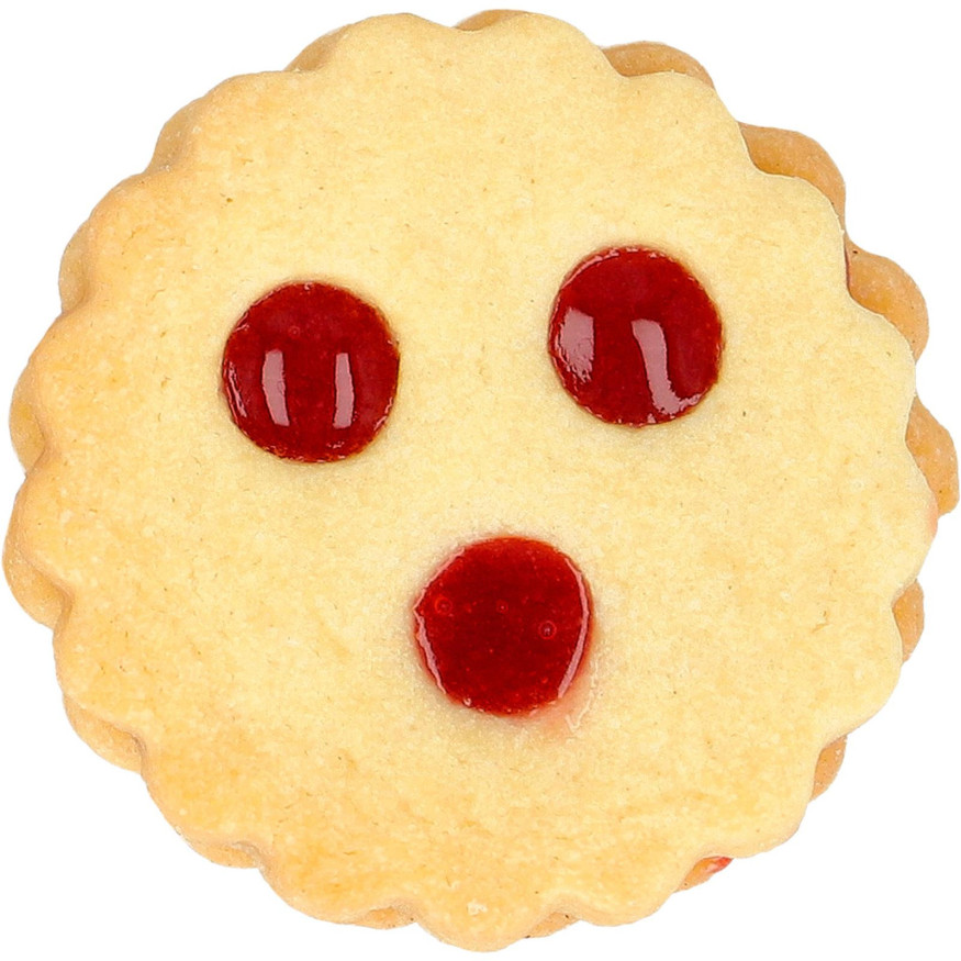 Emporte-pièce Linzer en inox trois trous 5 cm : idéal pour b