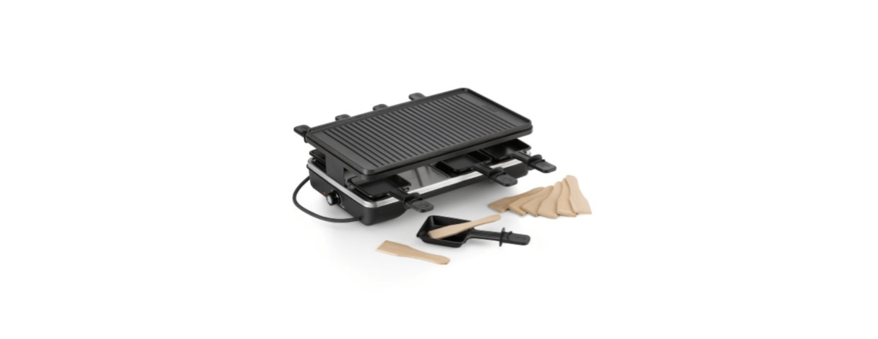 Appareil à raclette électrique avec fonte 8 personnes - Kela