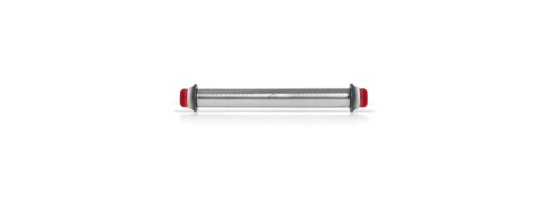 Rouleau à pâtisserie en inox réglable avec 8 anneaux 34 cm