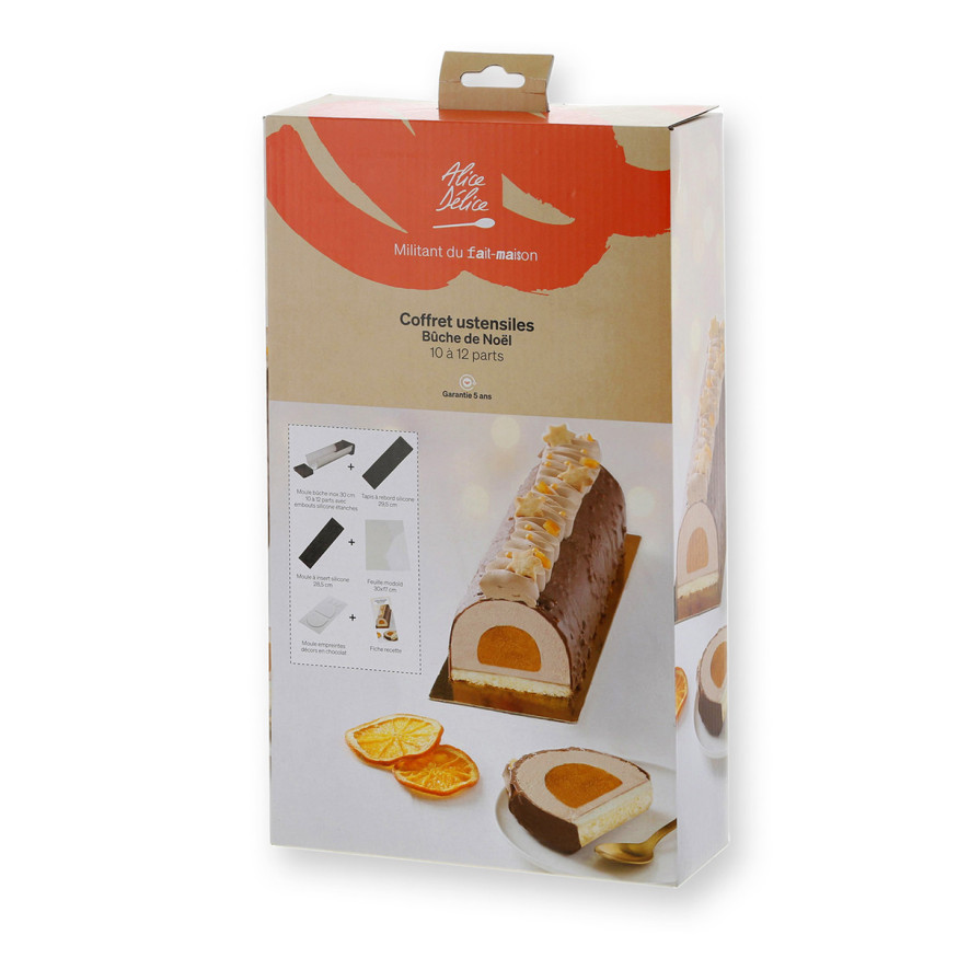 Kit Bûche Noël Alice Délice – Ustensiles Pâtisserie Complet