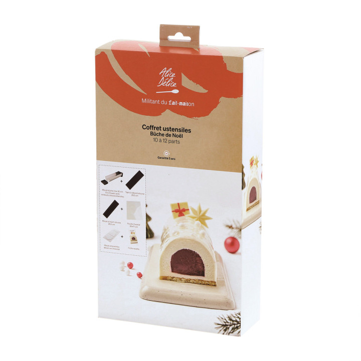 Kit Bûche Noël Alice Délice – Ustensiles Pâtisserie Complet