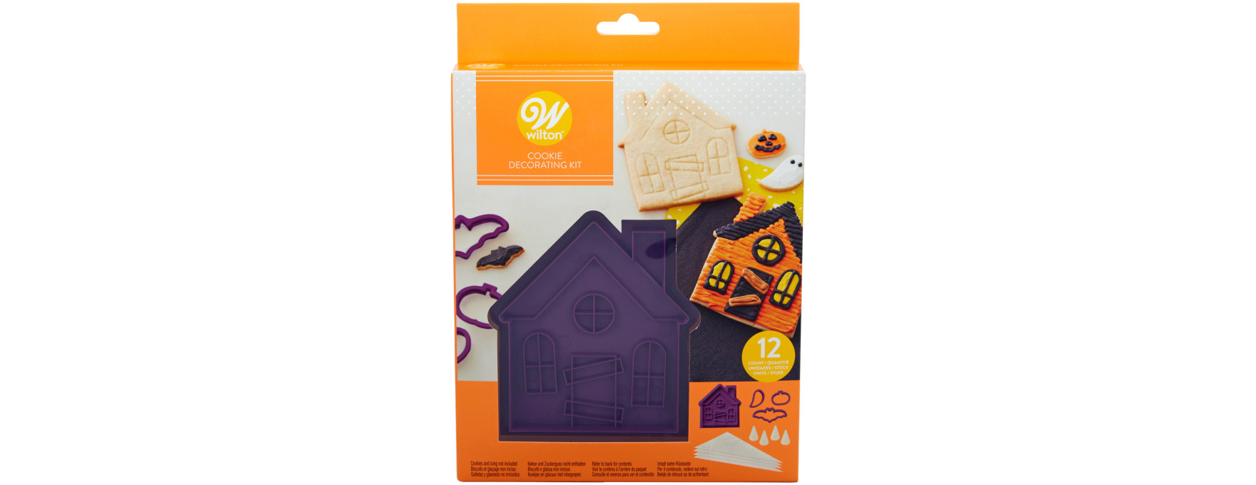 Kit biscuit maison hantée d´Halloween : 4 emporte-pièces. 4