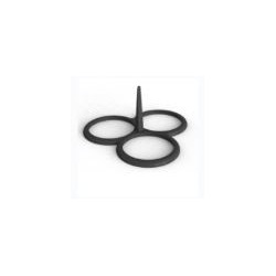 Moule à 3 blinis et pancakes silicone - Alice Délice