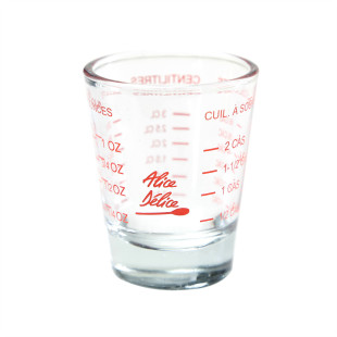 Mini verre doseur en verre 30 ml 5 x 6  cm - Alice Délice